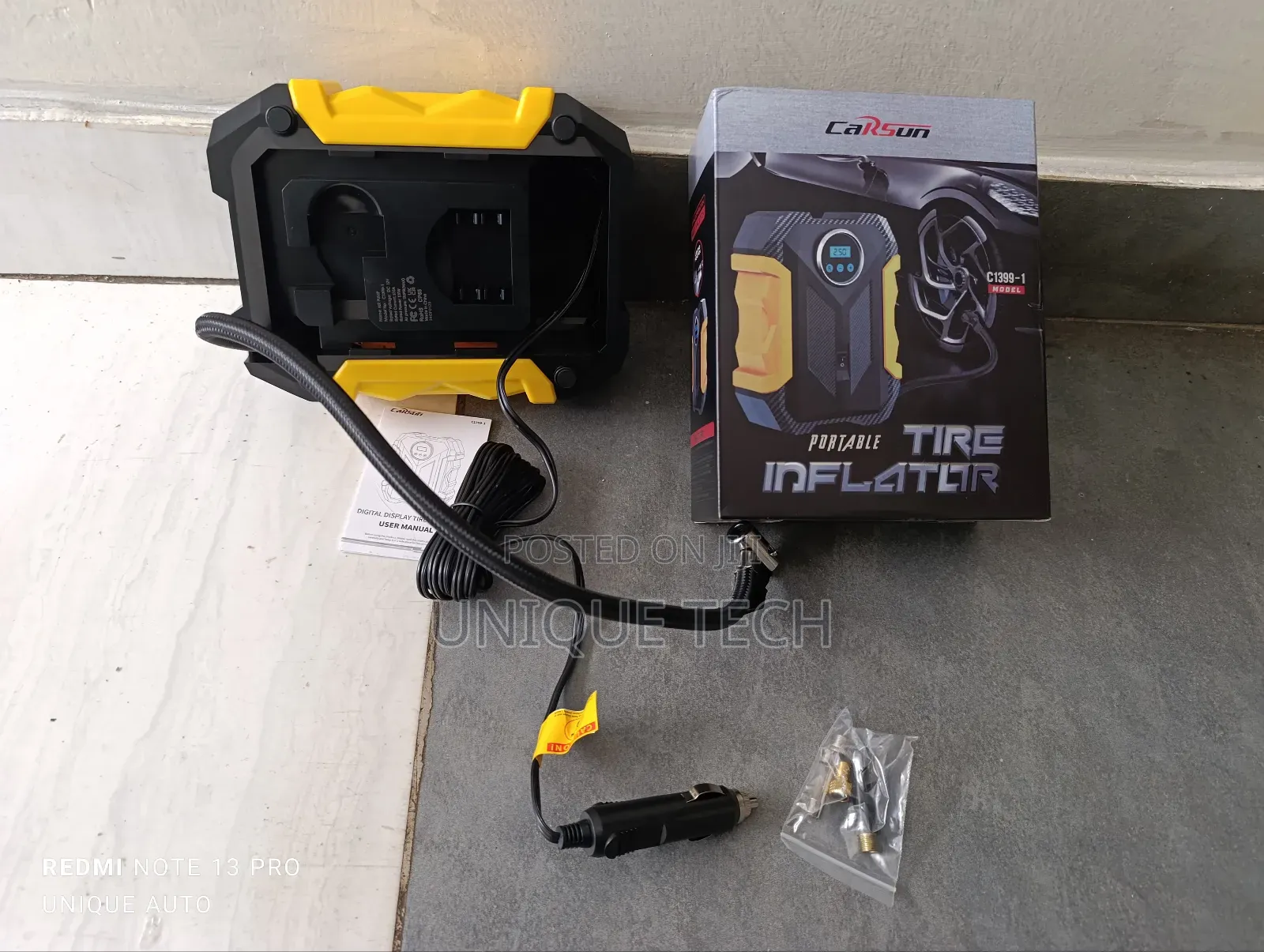 12v Digital Car Tyre Pump –(Compact, Reliable, and Fast)