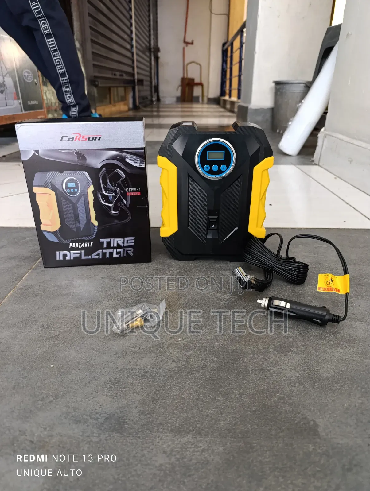 Powerful 12v Digital Air Compressor ,Inflate in Minutes!