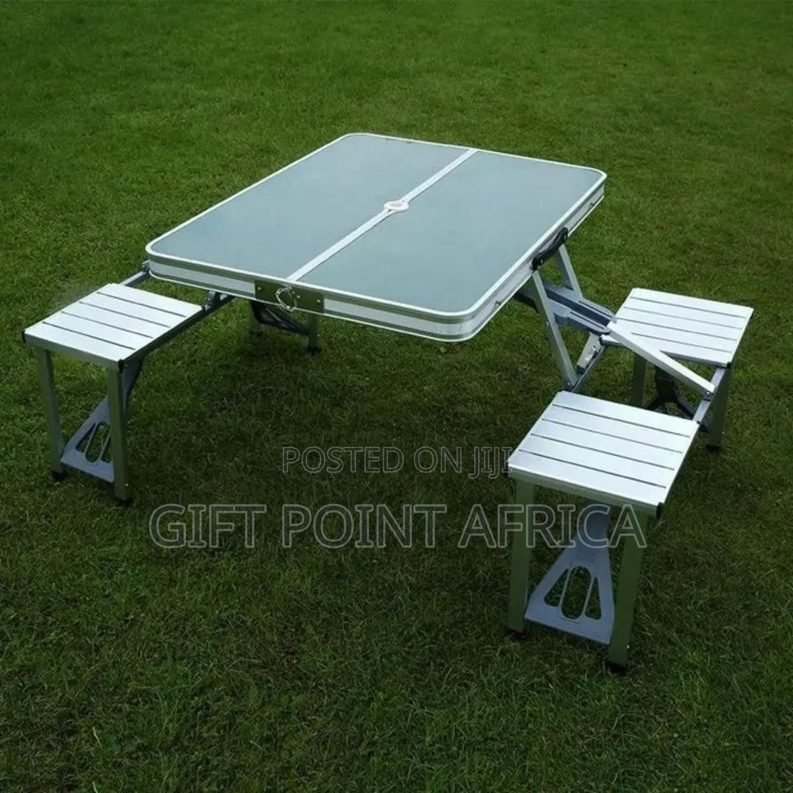 Foldable Aluminum Camping Table and Chairs