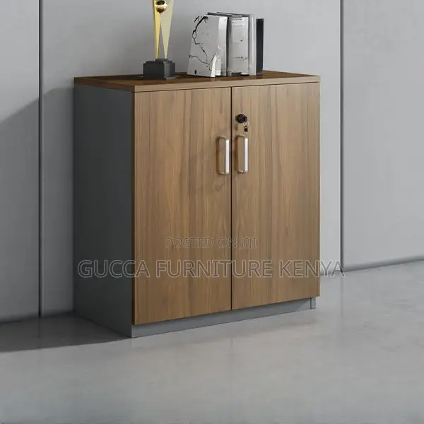 Cabinets:Wooden Lateral 3-Wide Pedestal Office Cabinet