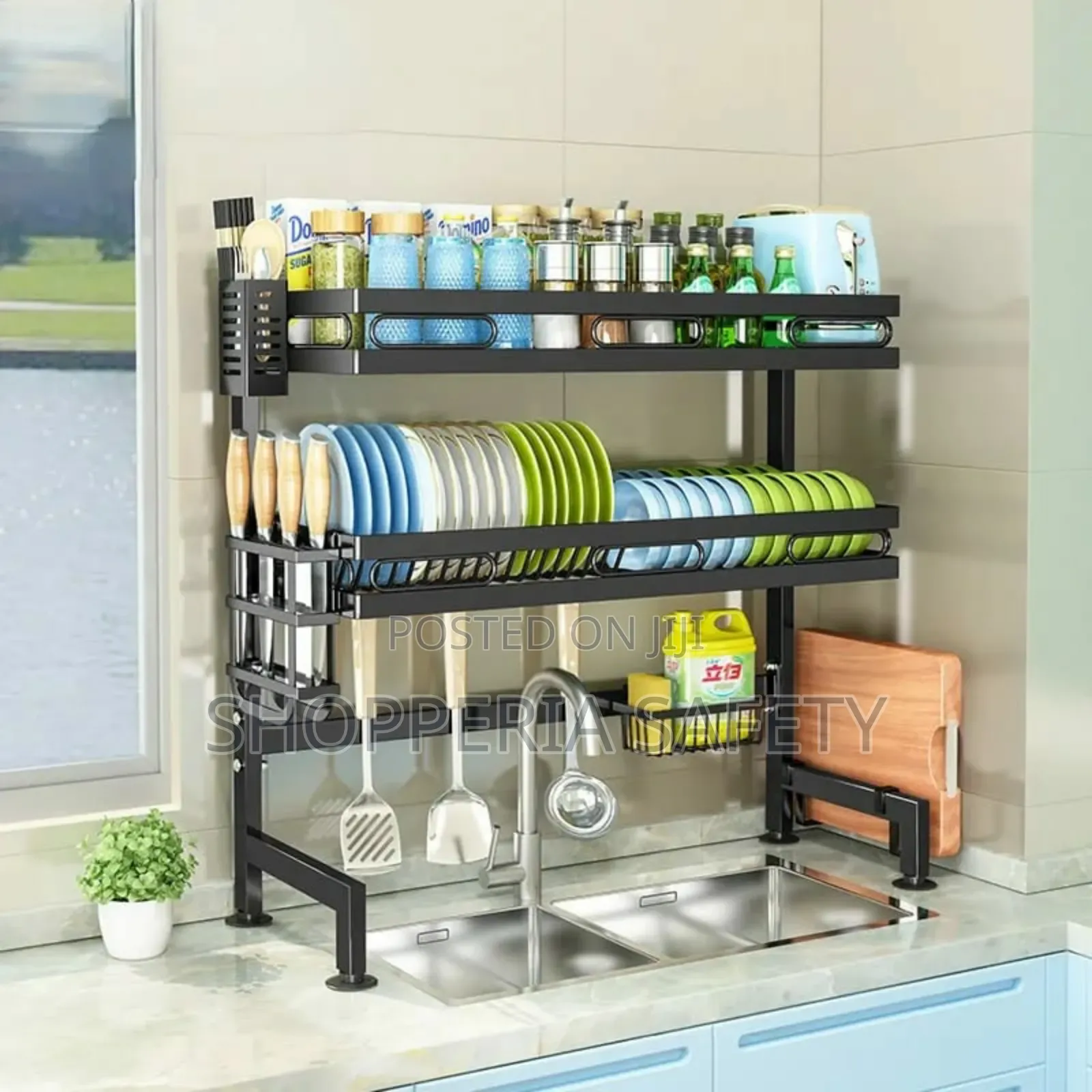 Over the Sink Dishrack- Black