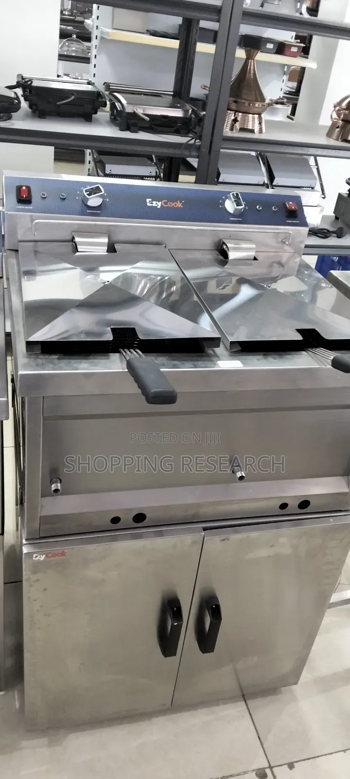 Stainless Steel Electric Fryer Double Imported