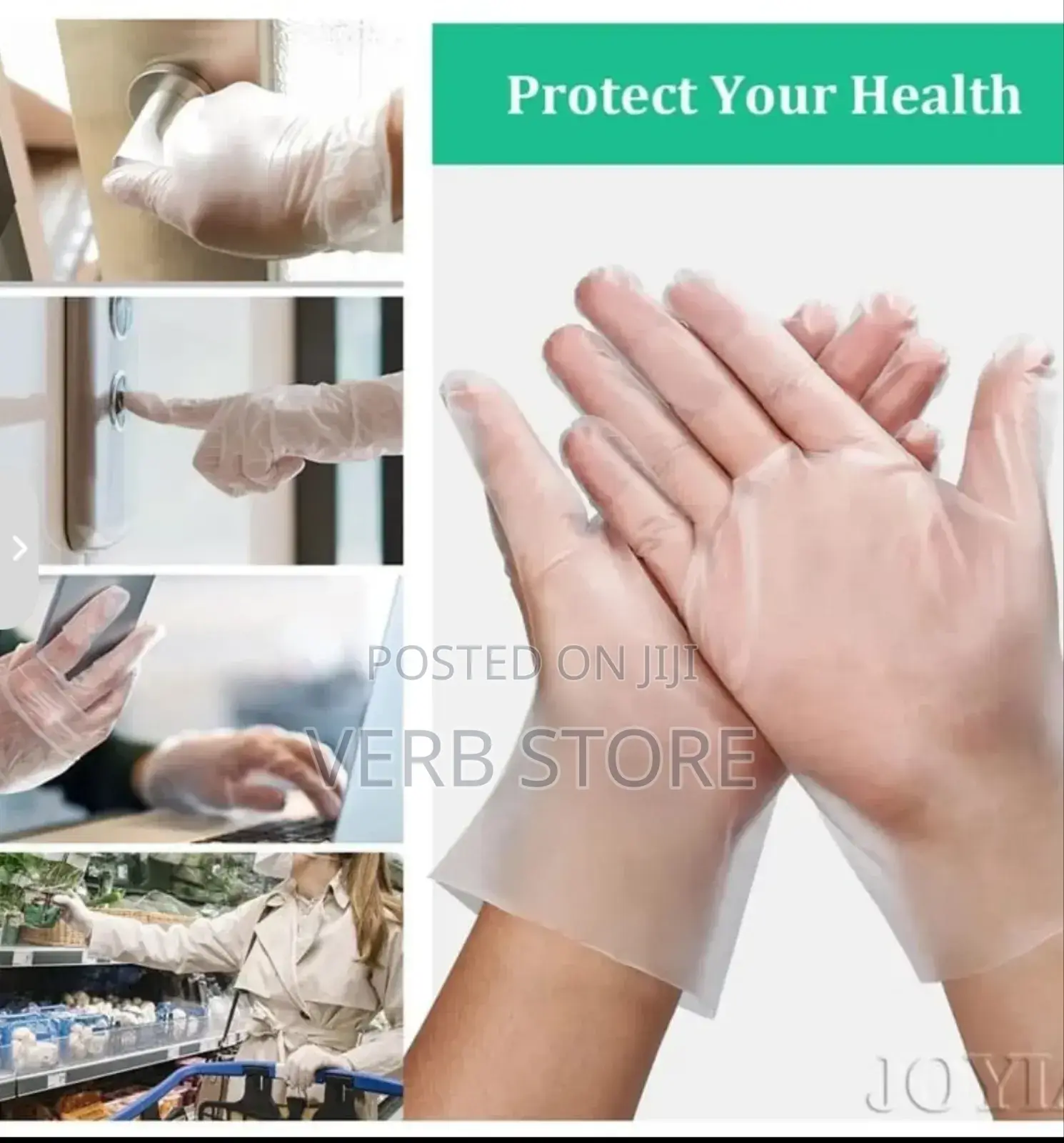 100pcs Disposable Tpe Plastic Gloves