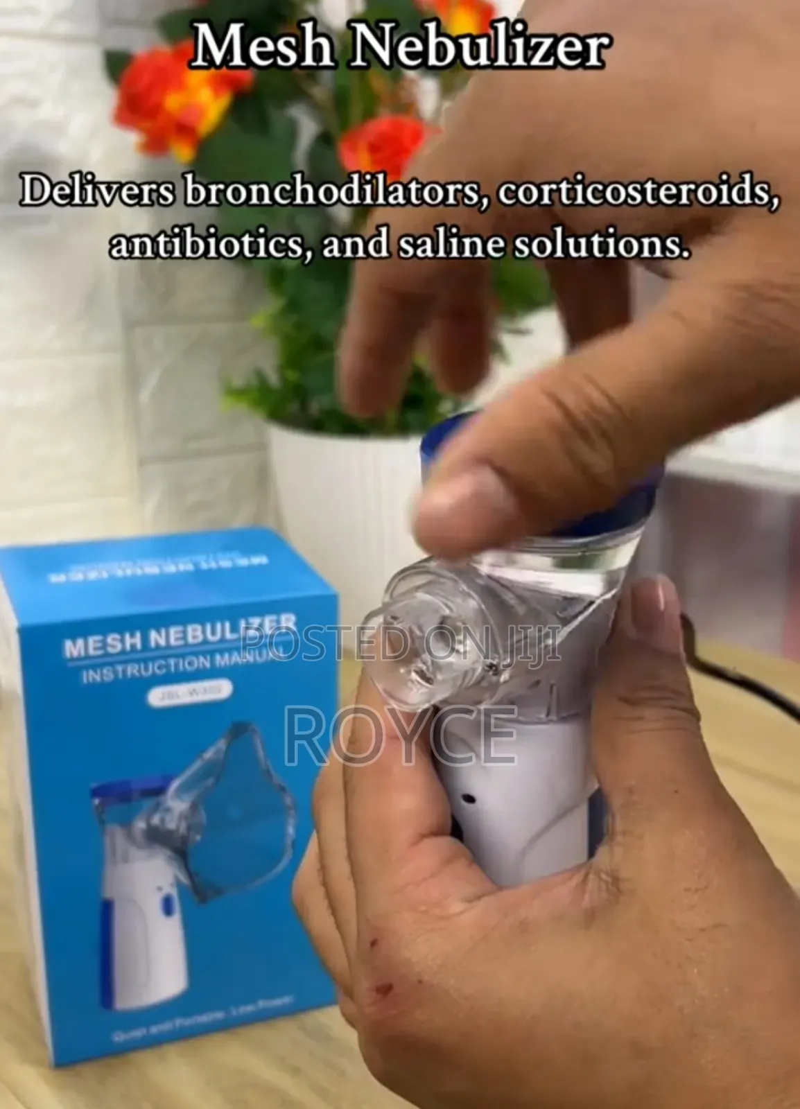 Battery Powered Mesh Nebulizer