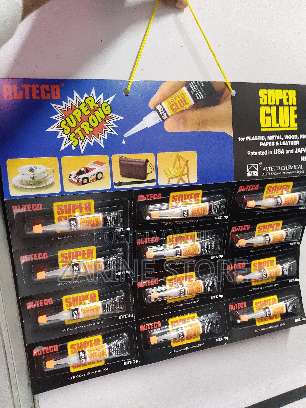 Super Glue for Plastic, Metal, Wood, Rubber, Paper Leather