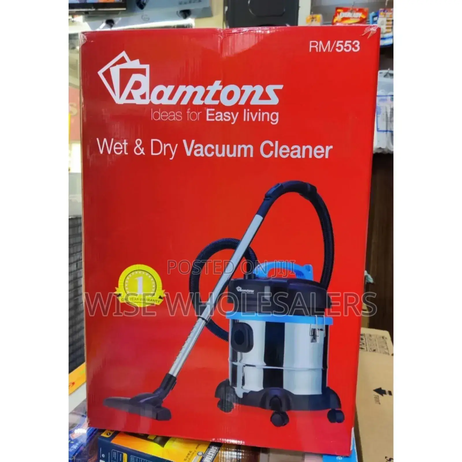 Ramtons Wet And Dry Vacuum Cleaner- Rm/553√°