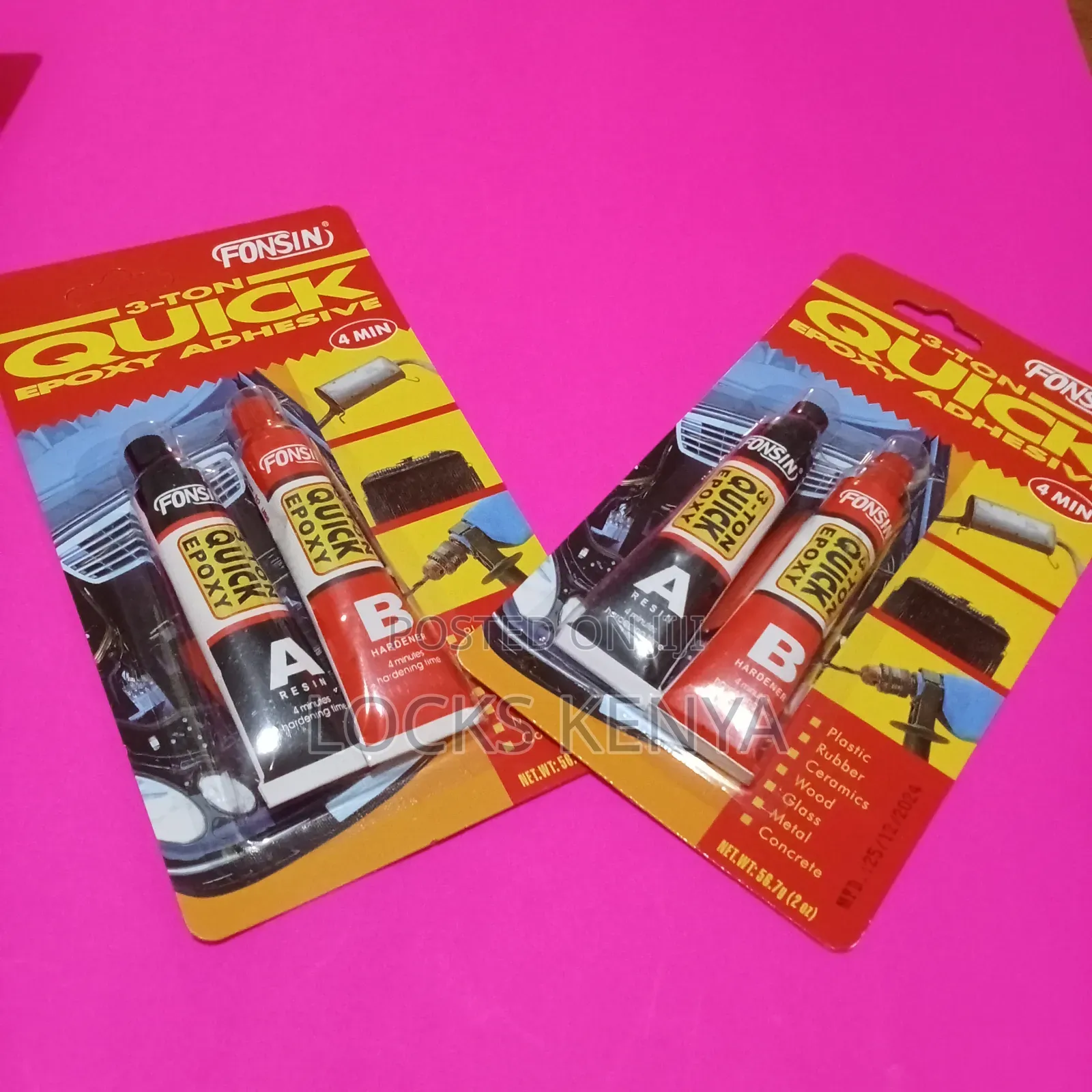 Fillable Epoxy Ab Adhesive Glue