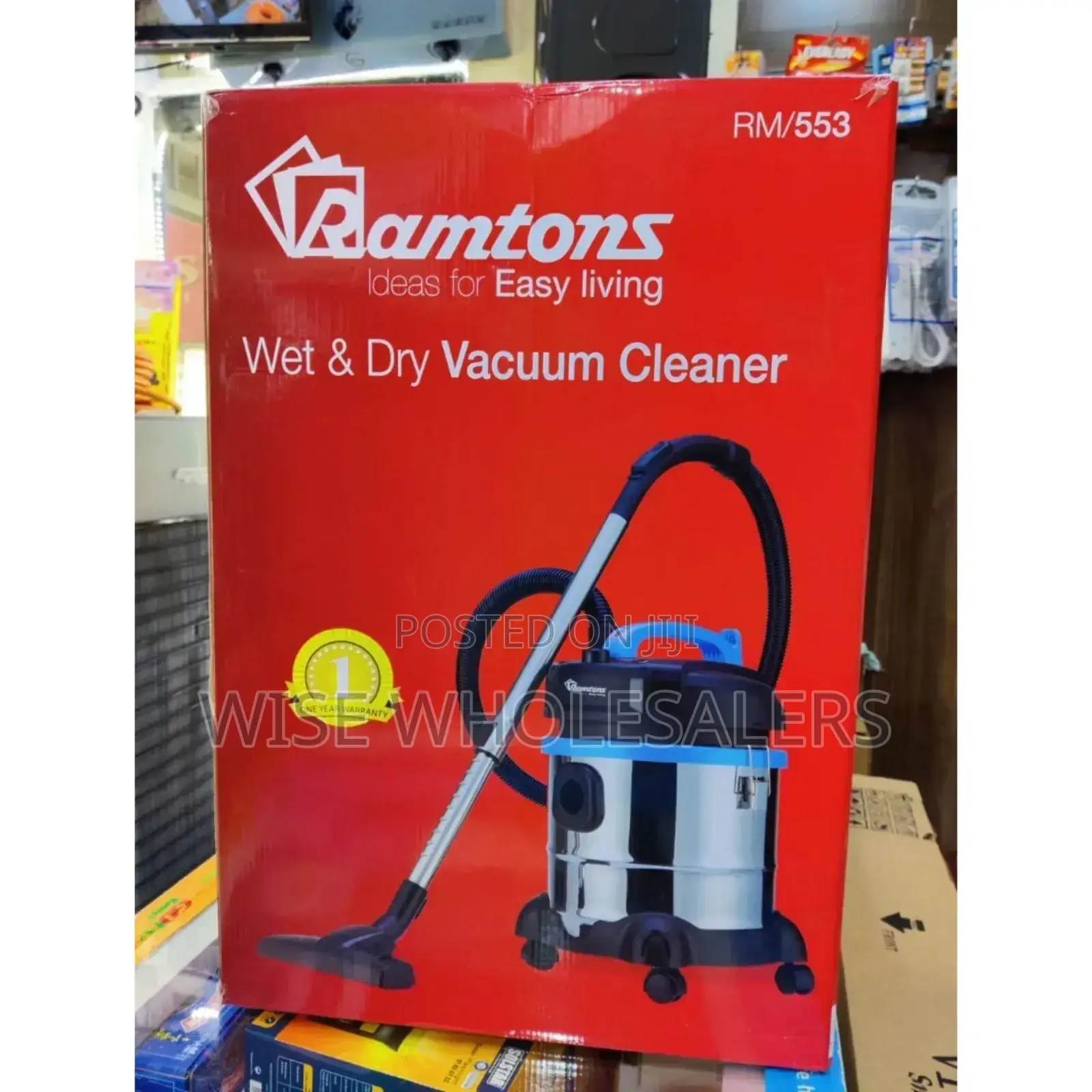 Ramtons 21litres Wet And Dry Vacuum Cleanera^° Available
