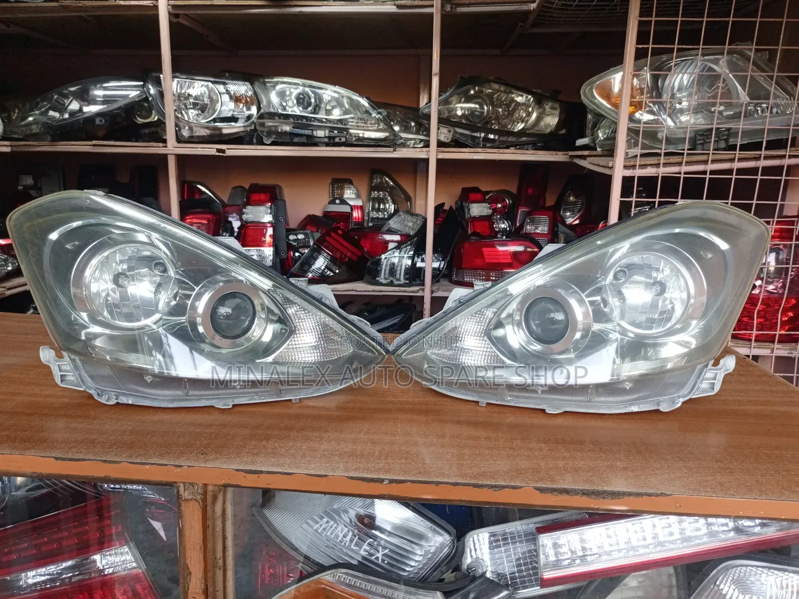 Zenon Caldina Chopper Complete Headlights