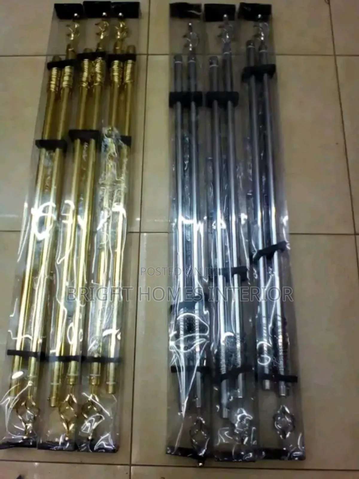 3m Double Curtain Rods Available