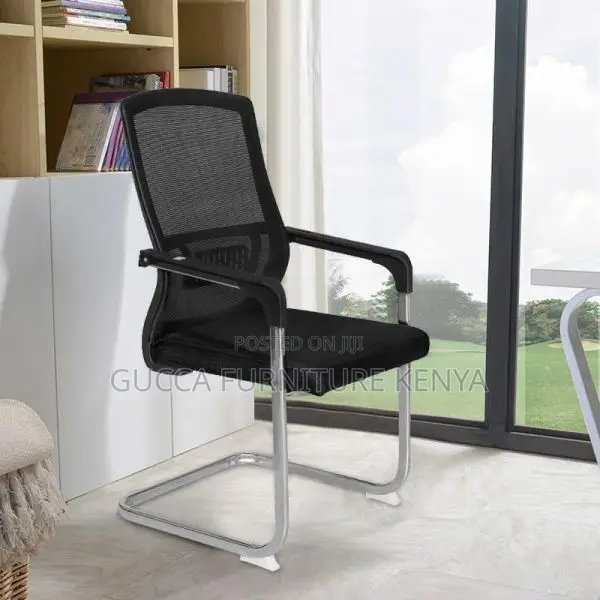 Office Chairs: Simple Fabric Upholstered Studio Chair