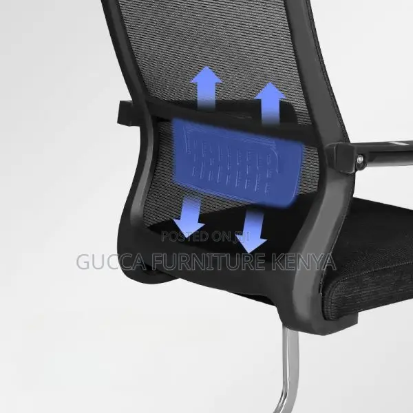 Office Chairs: Simple Fabric Upholstered Studio Chair