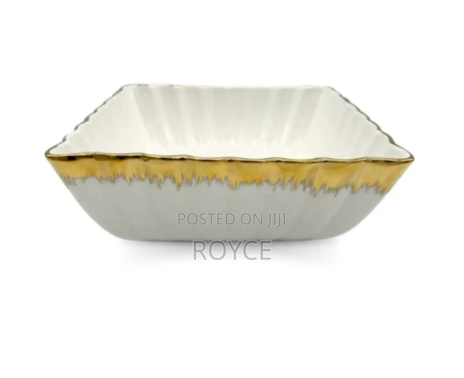6pcs Gold Detail Bowl Set- {Size-5"}