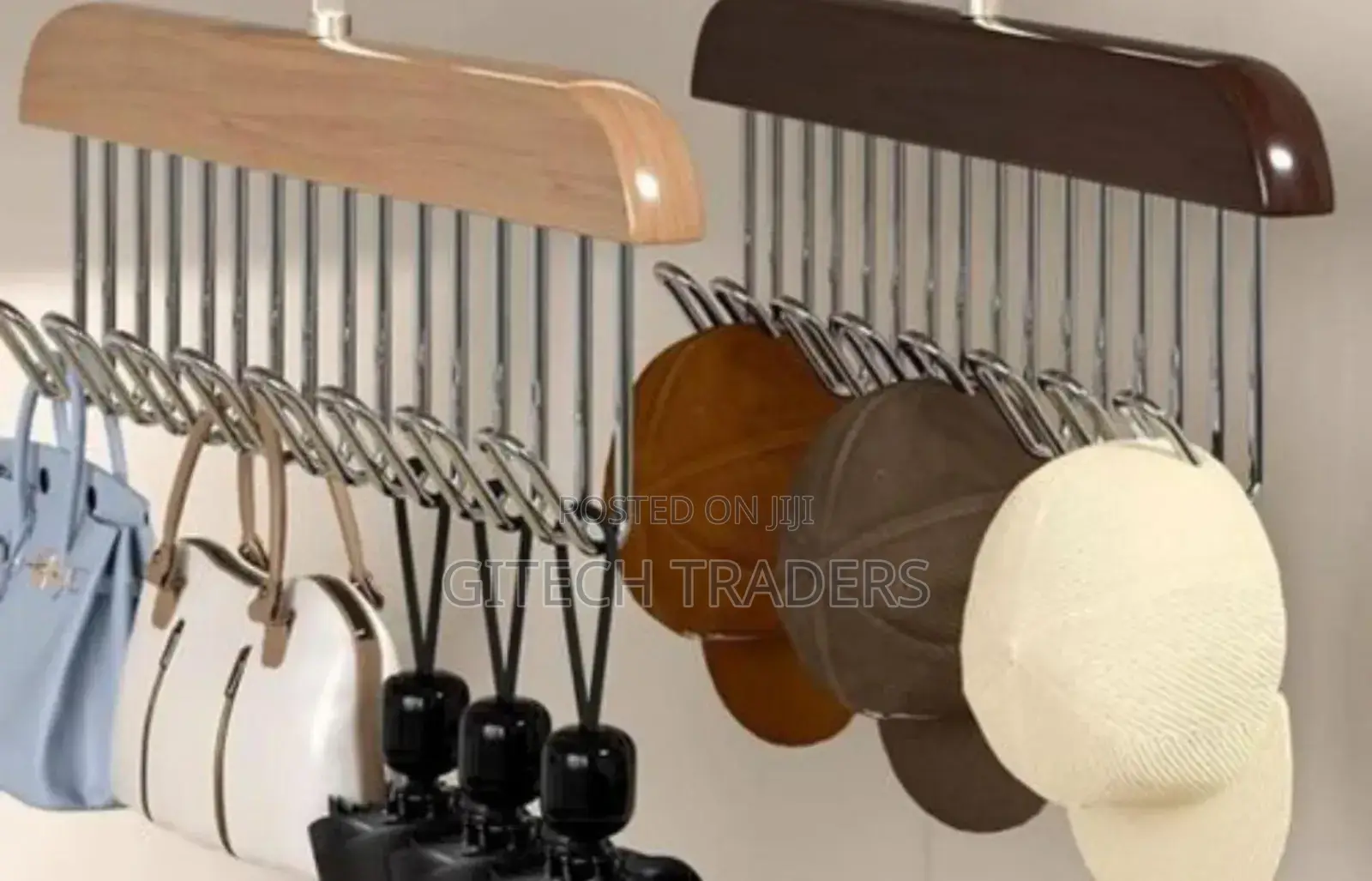 *Wooden Plank 8 Hook Hanger