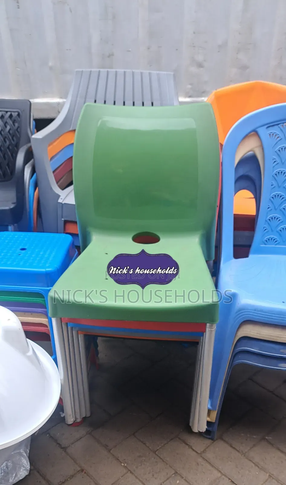 Plastic Chairs Without Armrest