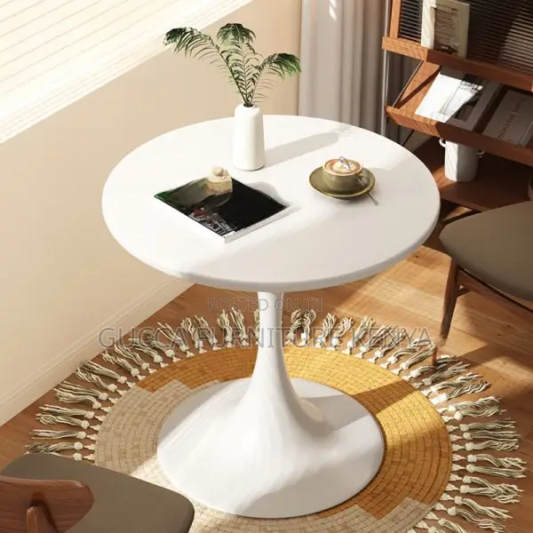 Dining Tables: Office Rounded Wooden Board Game Coffee Table