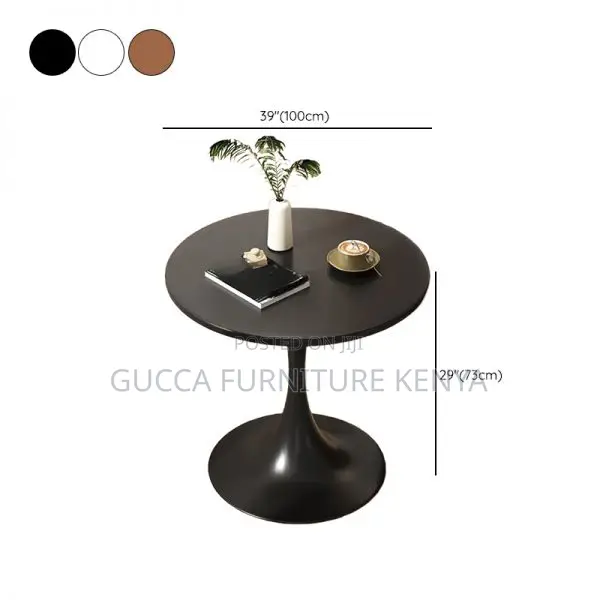 Dining Tables: Office Rounded Wooden Board Game Coffee Table