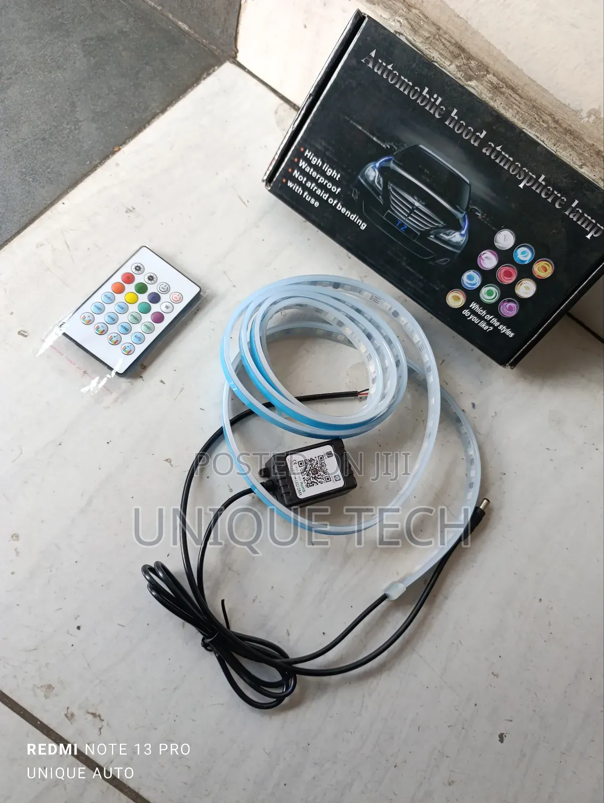 Multi-Color Led Car Bonnet Light
