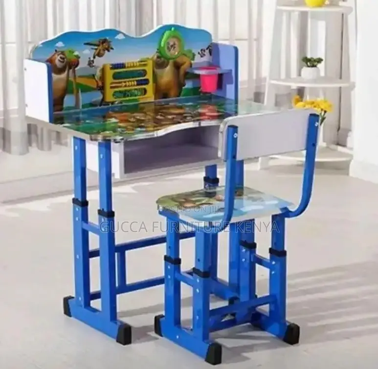 Kid's Furniture: Modern Study Desk With Children's Chair