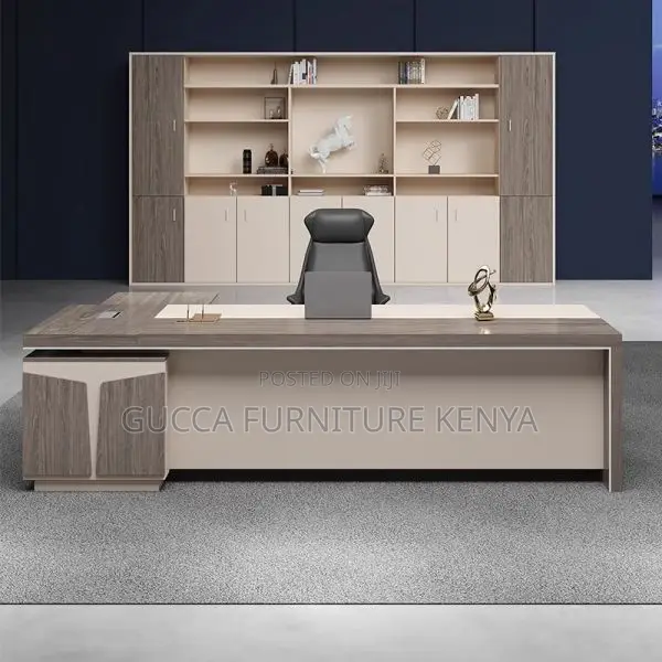 Office Tables:160cm Executive Desk With Front Splash