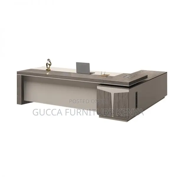 Office Tables:160cm Executive Desk With Front Splash