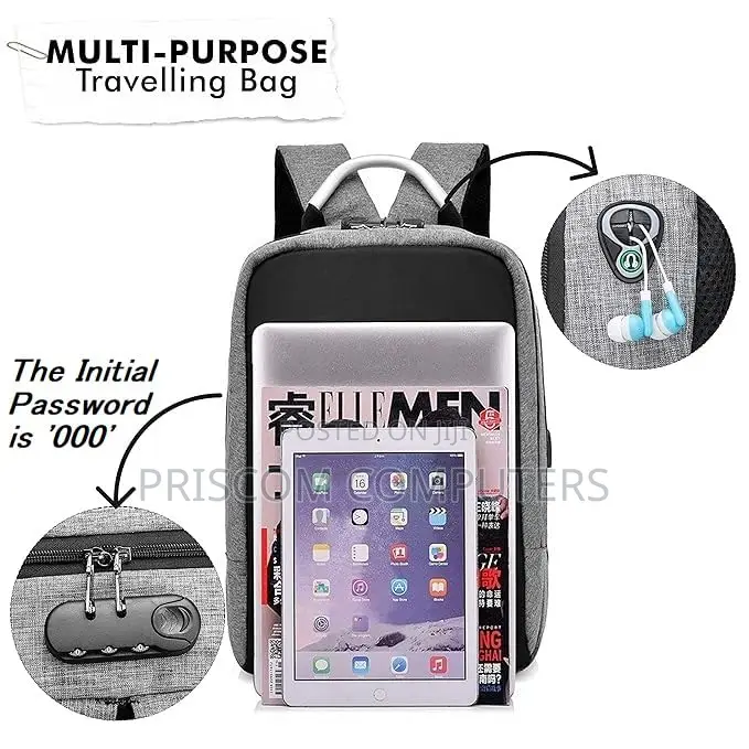 Laptop Bag For Office, Travel Backpack, Water-proof Backpack