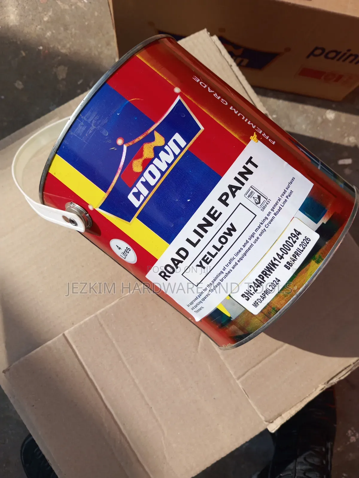Rod Marking Yellow Paint