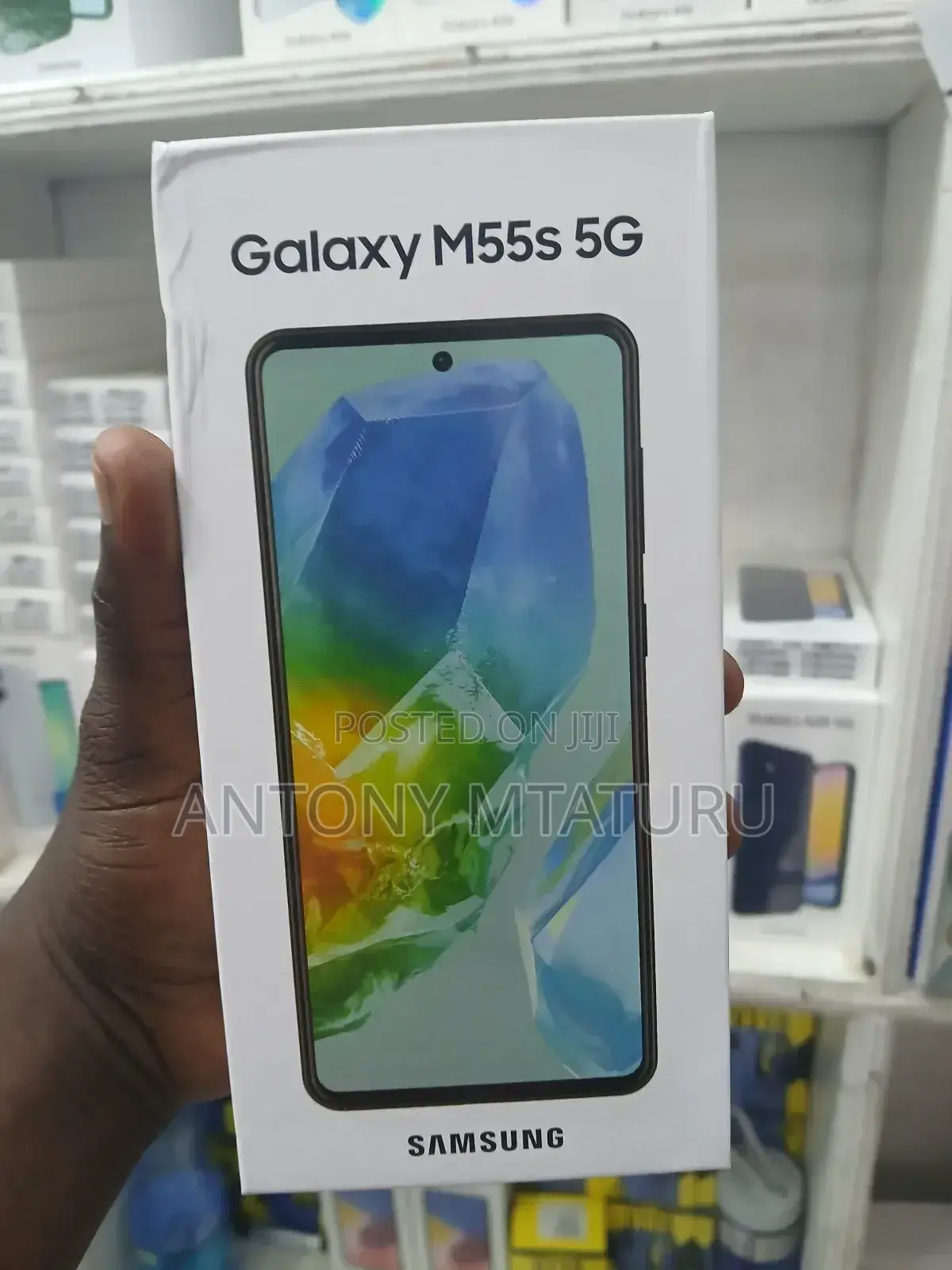 New Samsung Galaxy M55 256 GB Blue