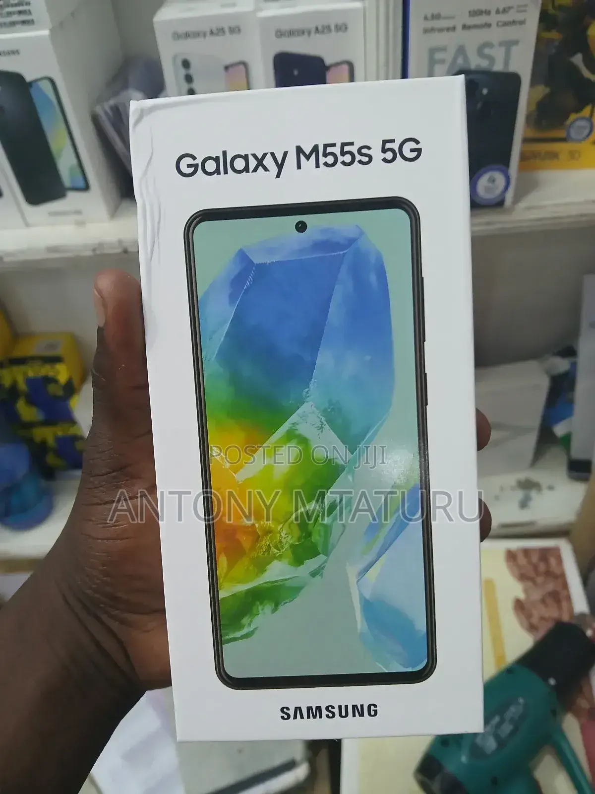 New Samsung Galaxy M55 256 GB Blue