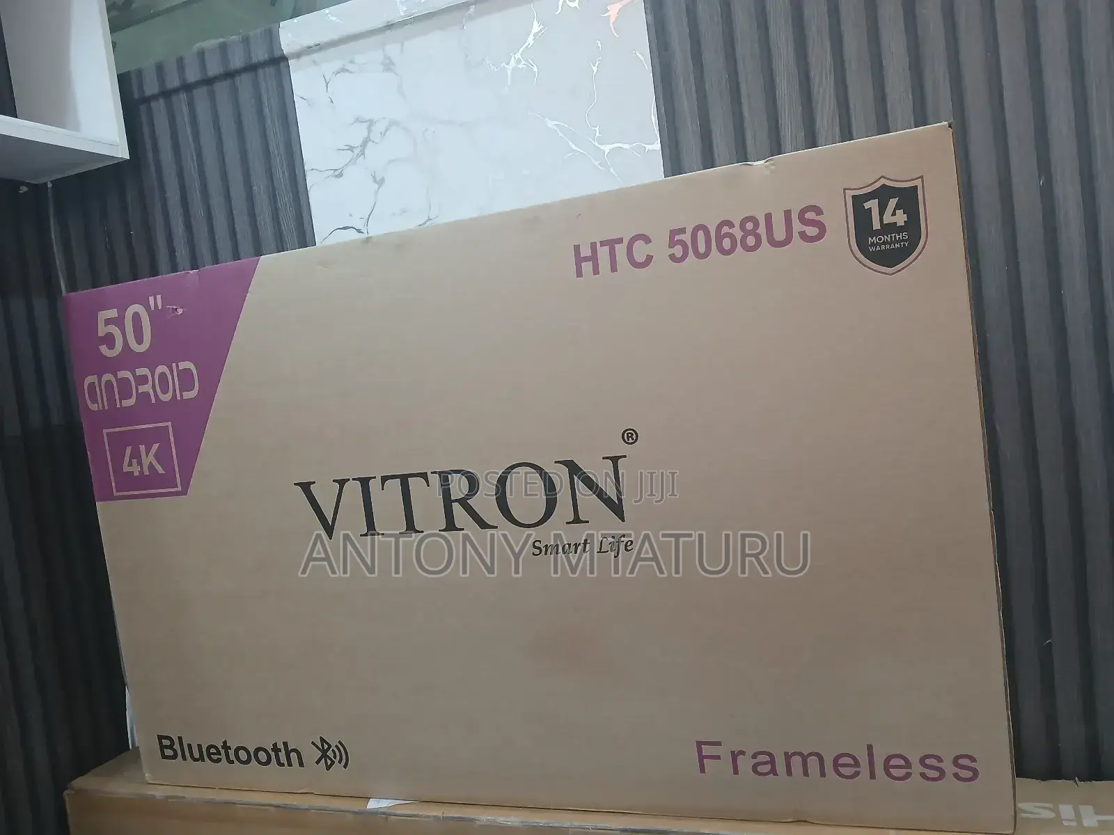 Vitron 5068us 50′′ Inch Frameless Uhd Android Tv