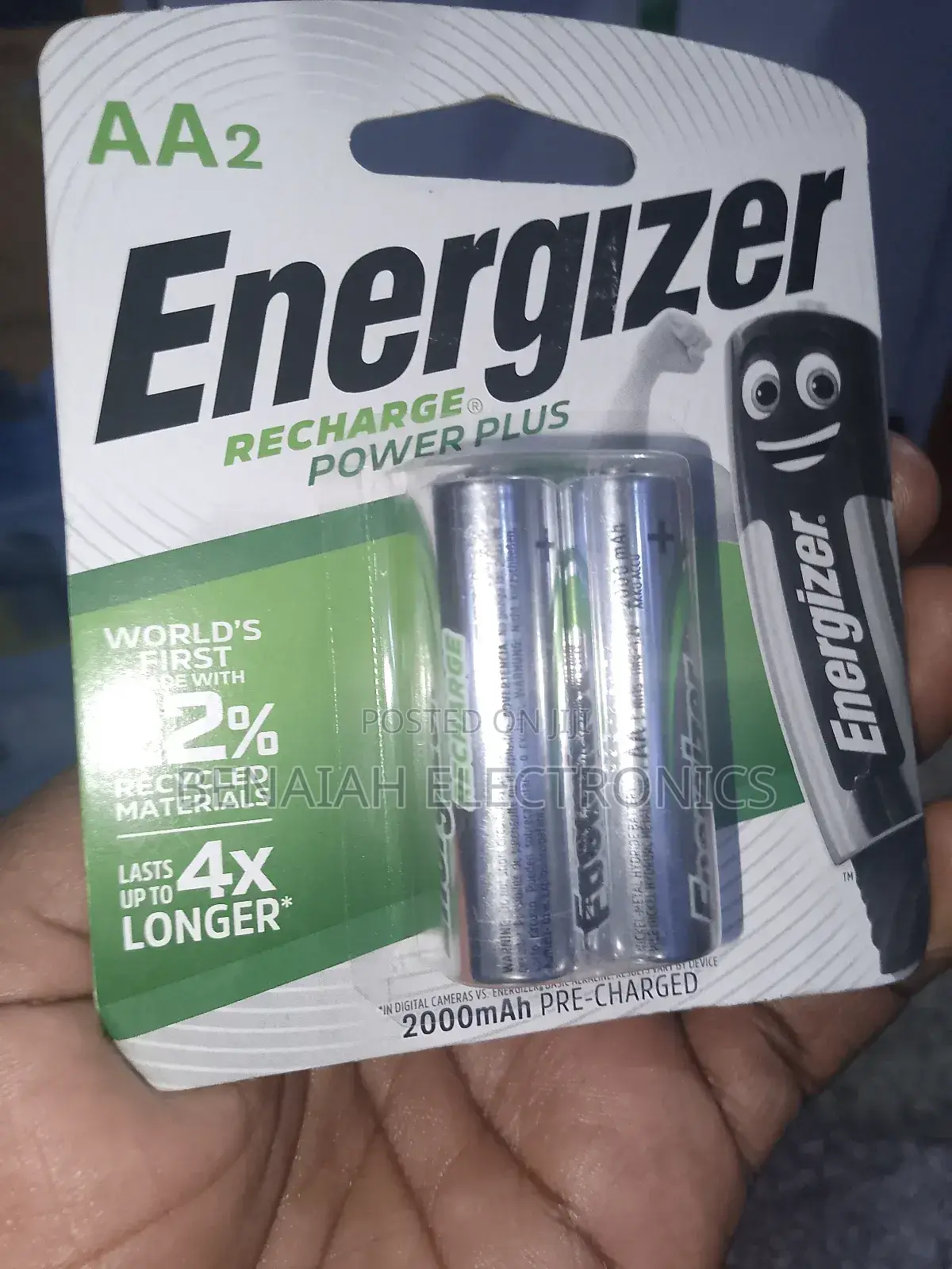 Energizer Rechargeable Batteries (Original)2000mah