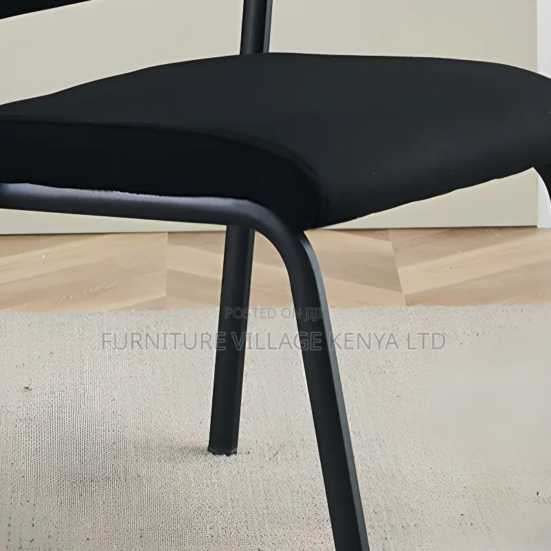Office Seats; T Midnight Black Upholstered Side Chair