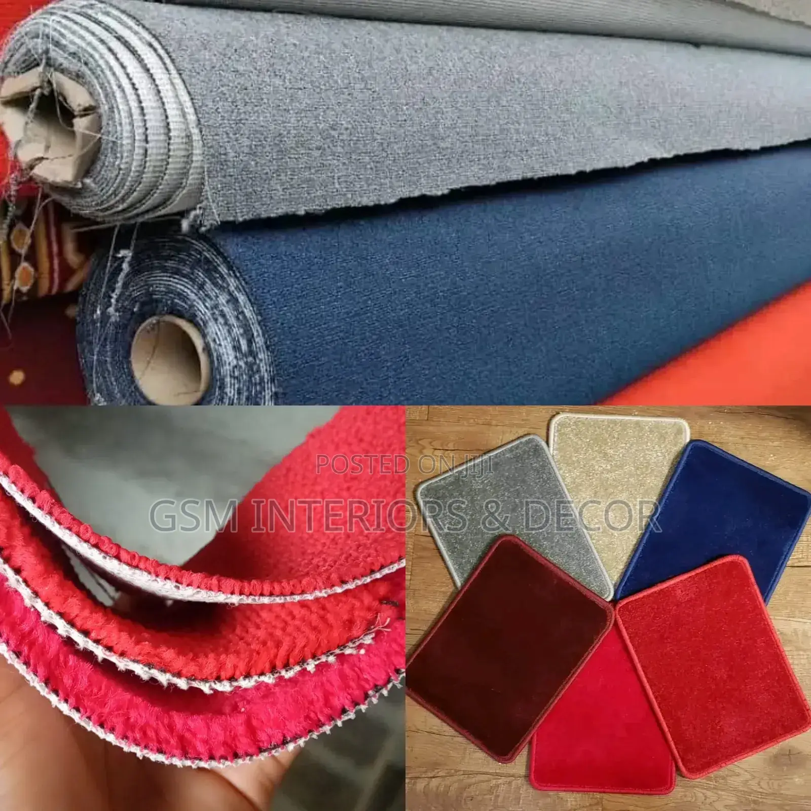 Dark Blue Office Carpets Wall to Wall Carpets