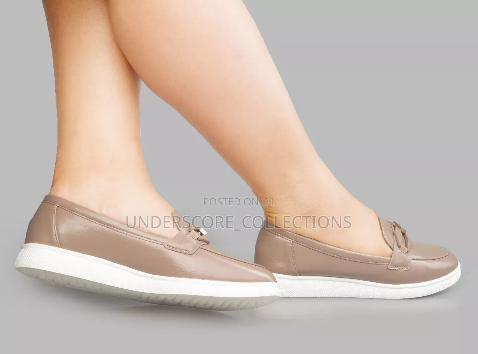 Beige Brogues for Ladies