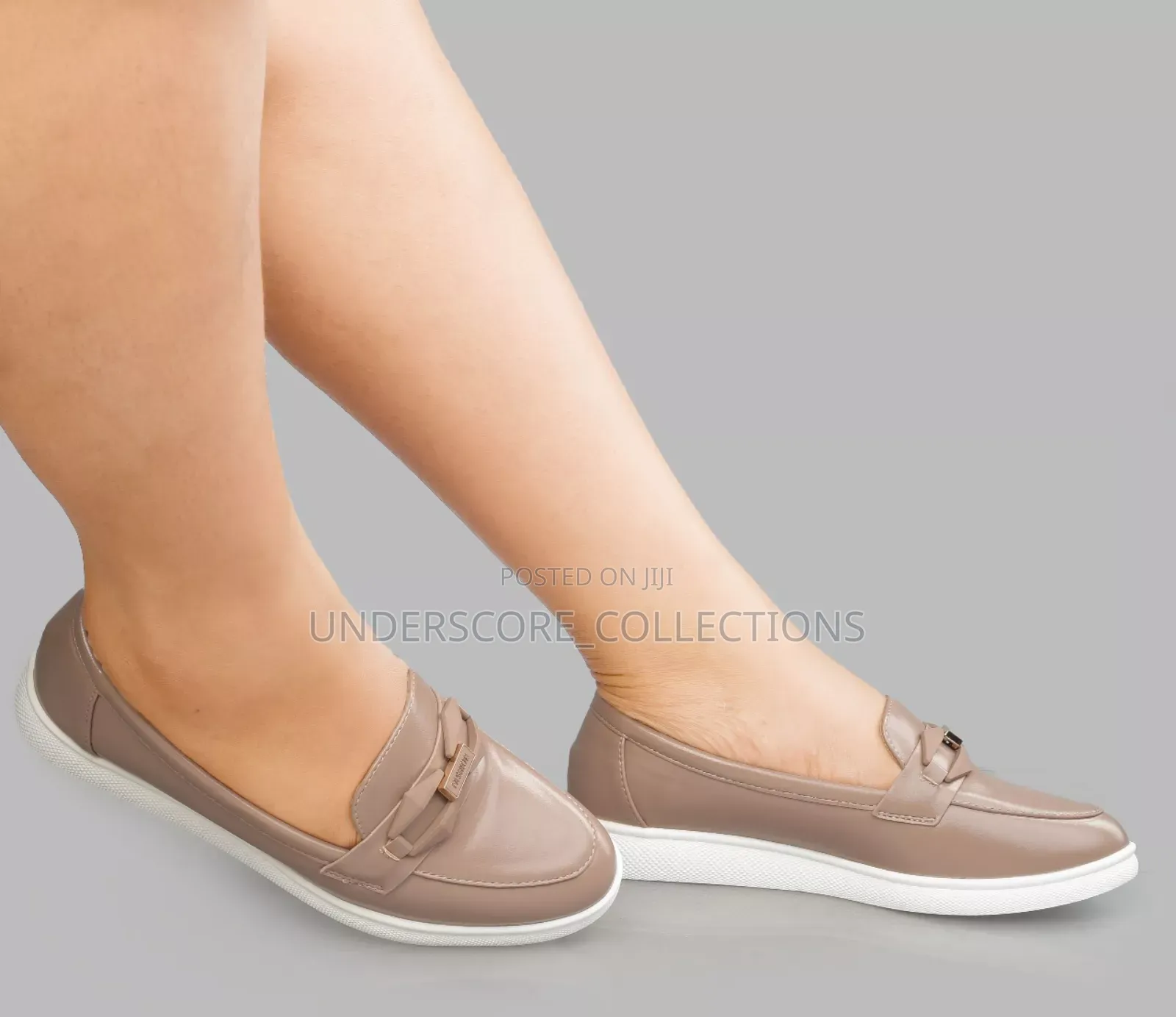 Beige Brogues for Ladies