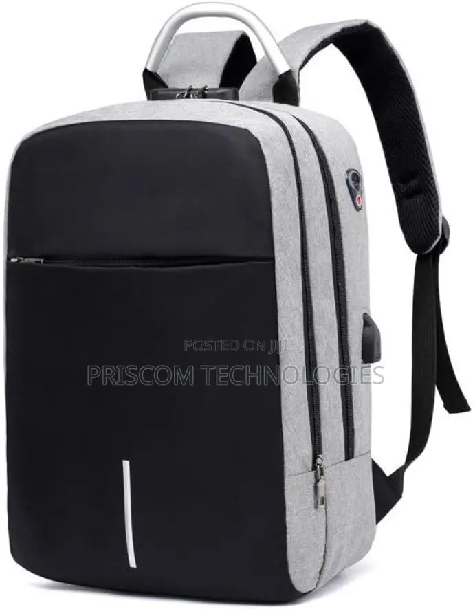 Men/Women Laptop Bag With Usb Charging Cable, Numeric Lock