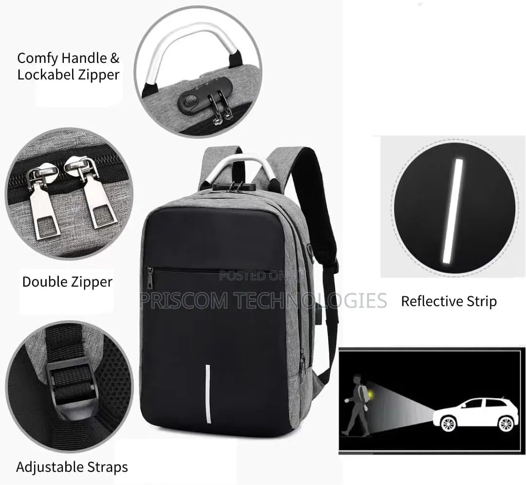 Laptop Bag For Office, Travel Backpack, Water-proof Backpack