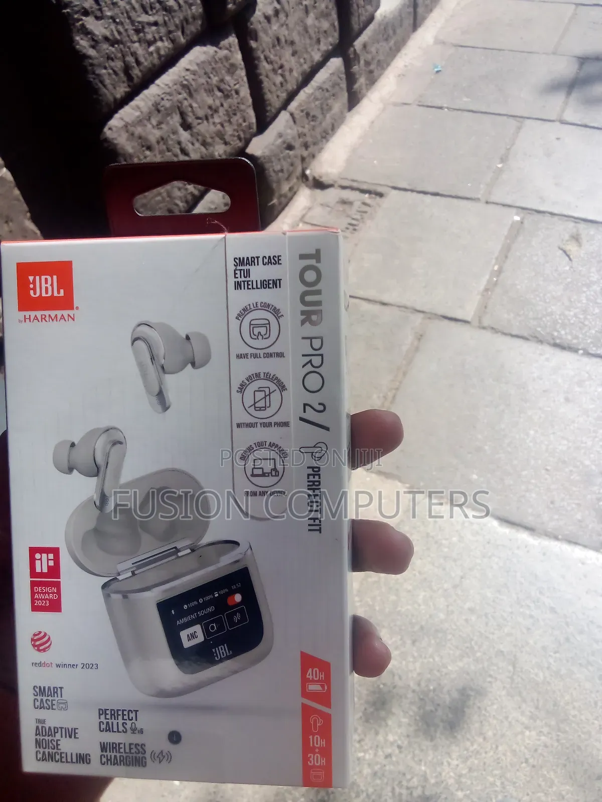 JBL Tour Pro 2 True Wireless Noise Cancelling Earbuds