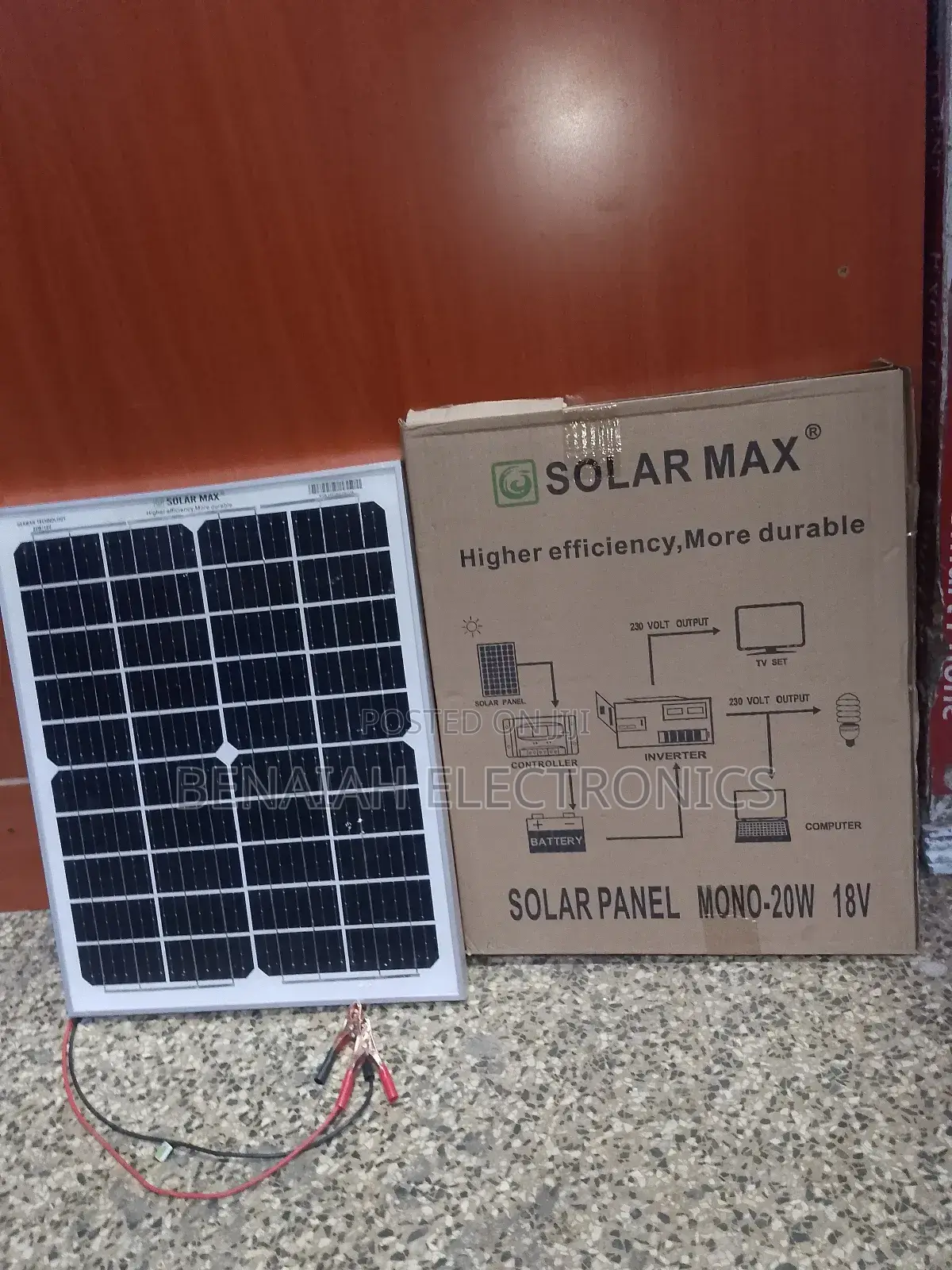 Solar Panels 20 Watts 18 Volts