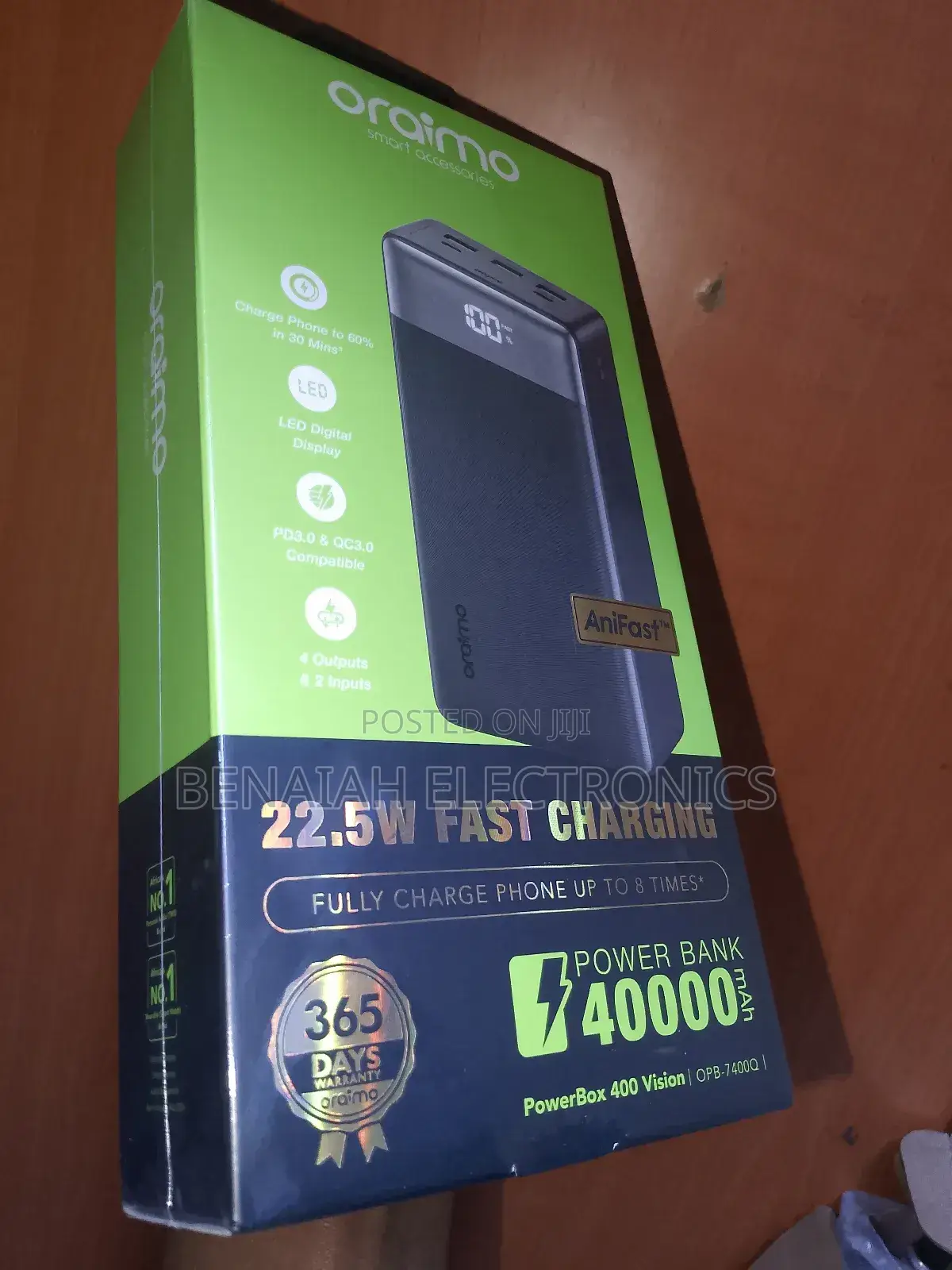 Oraimo Powerbank 40000 Mah Portable Powerbank (New Model)
