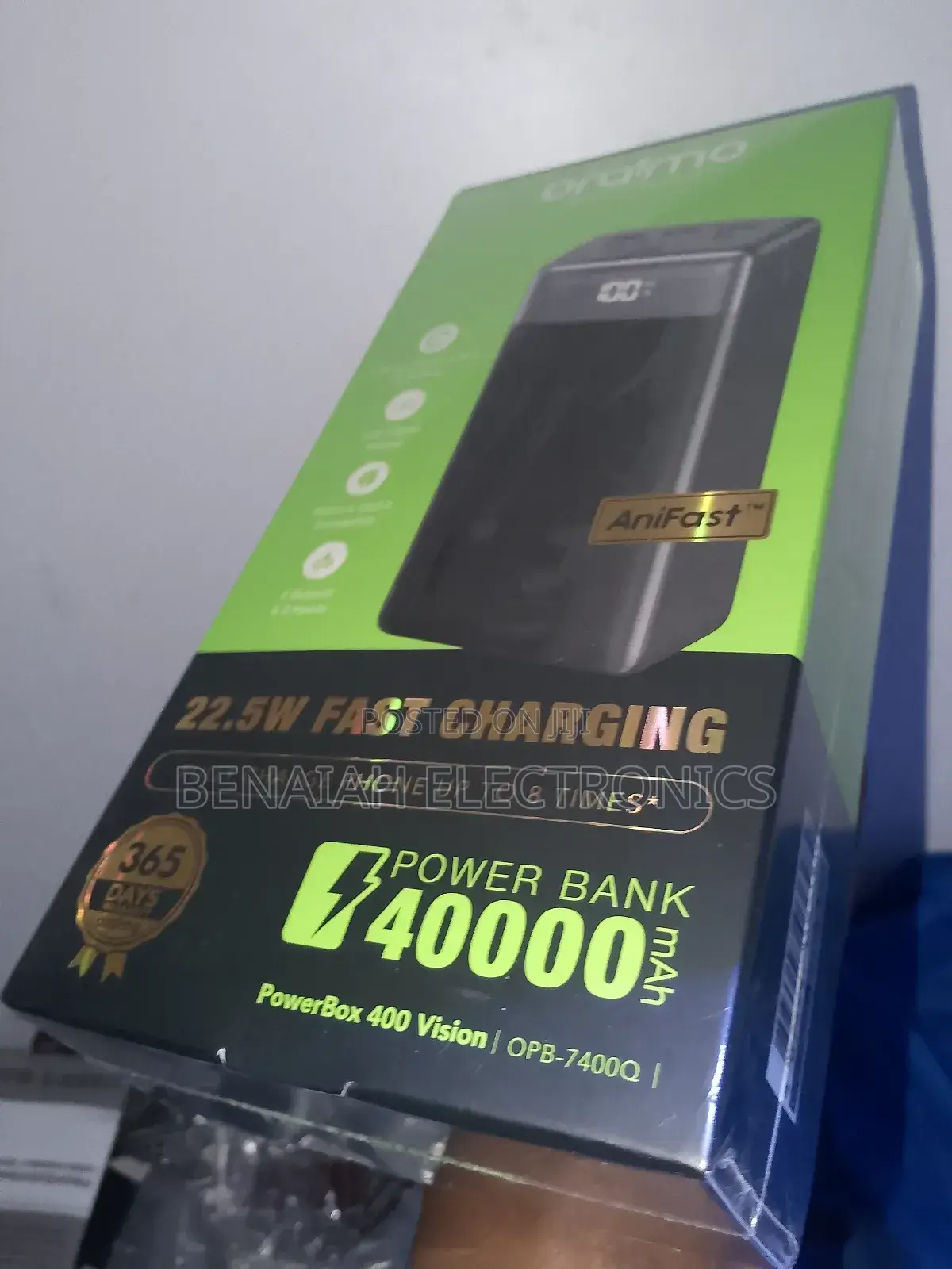 Oraimo Powerbank 40000 Mah Portable Powerbank (New Model)