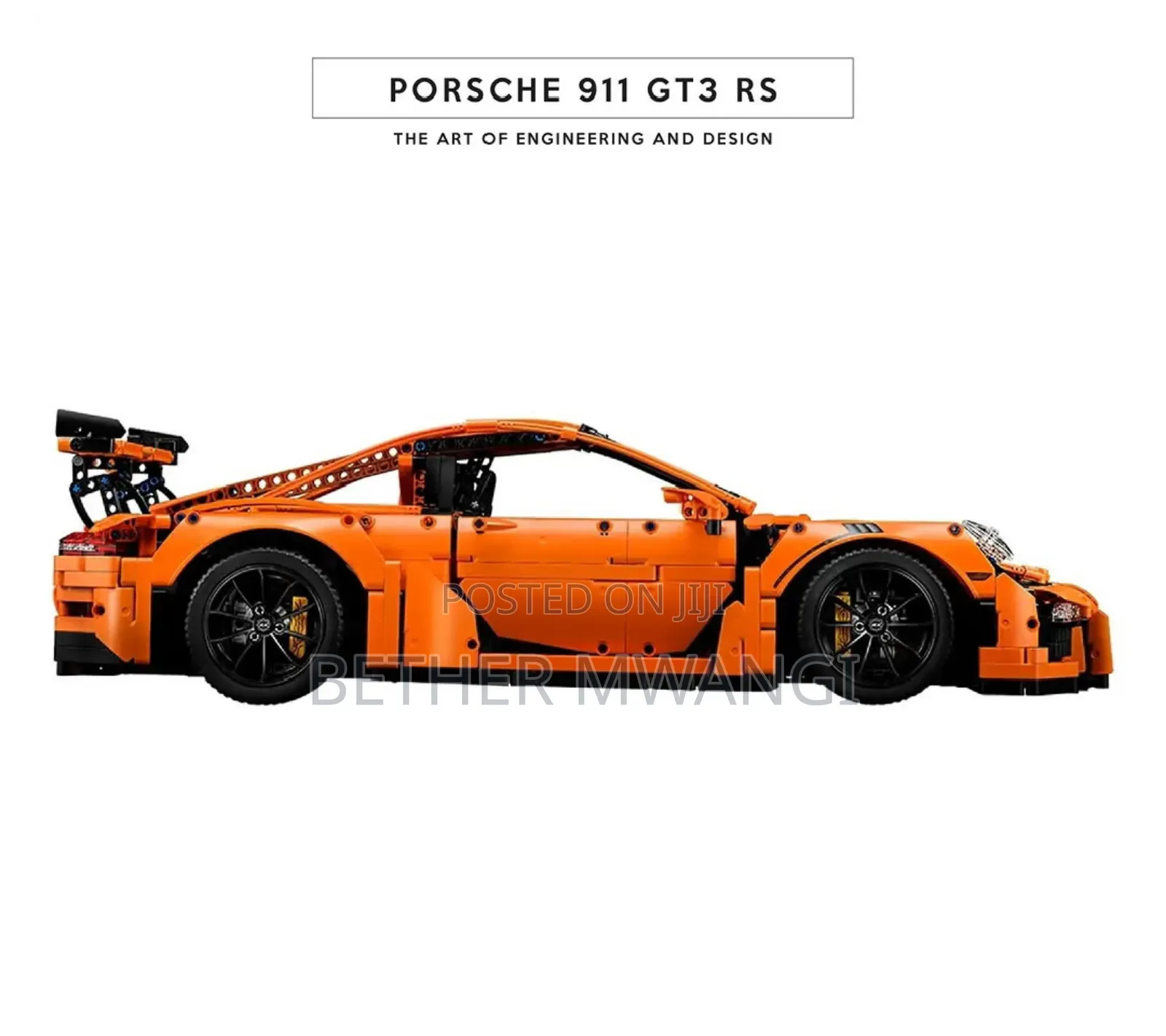 The Lego Technic Porsche 911 Gt3 Rs