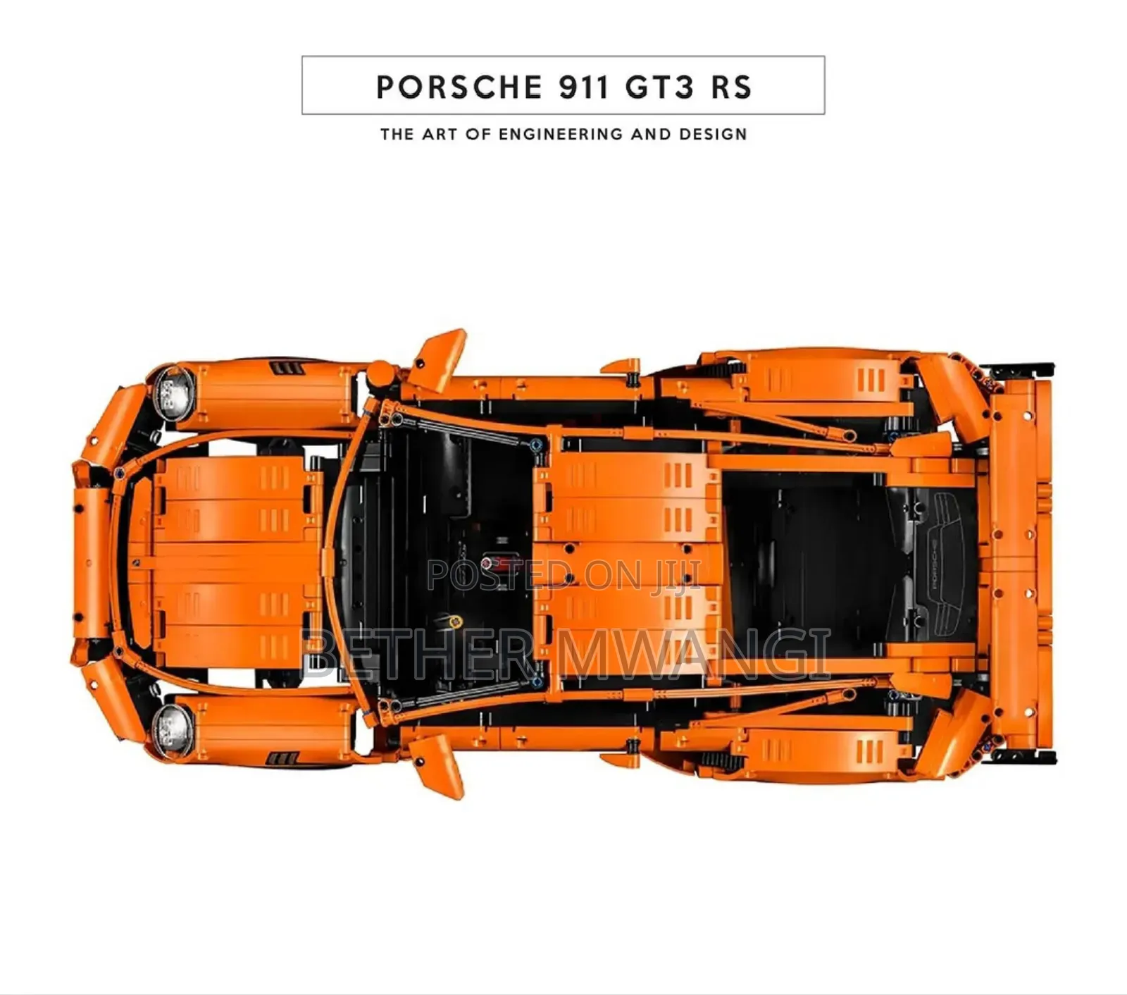 The Lego Technic Porsche 911 Gt3 Rs