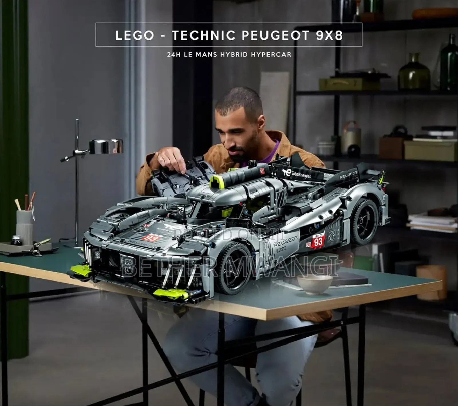 The Lego Technic Peugeot 9×8 in Kenya