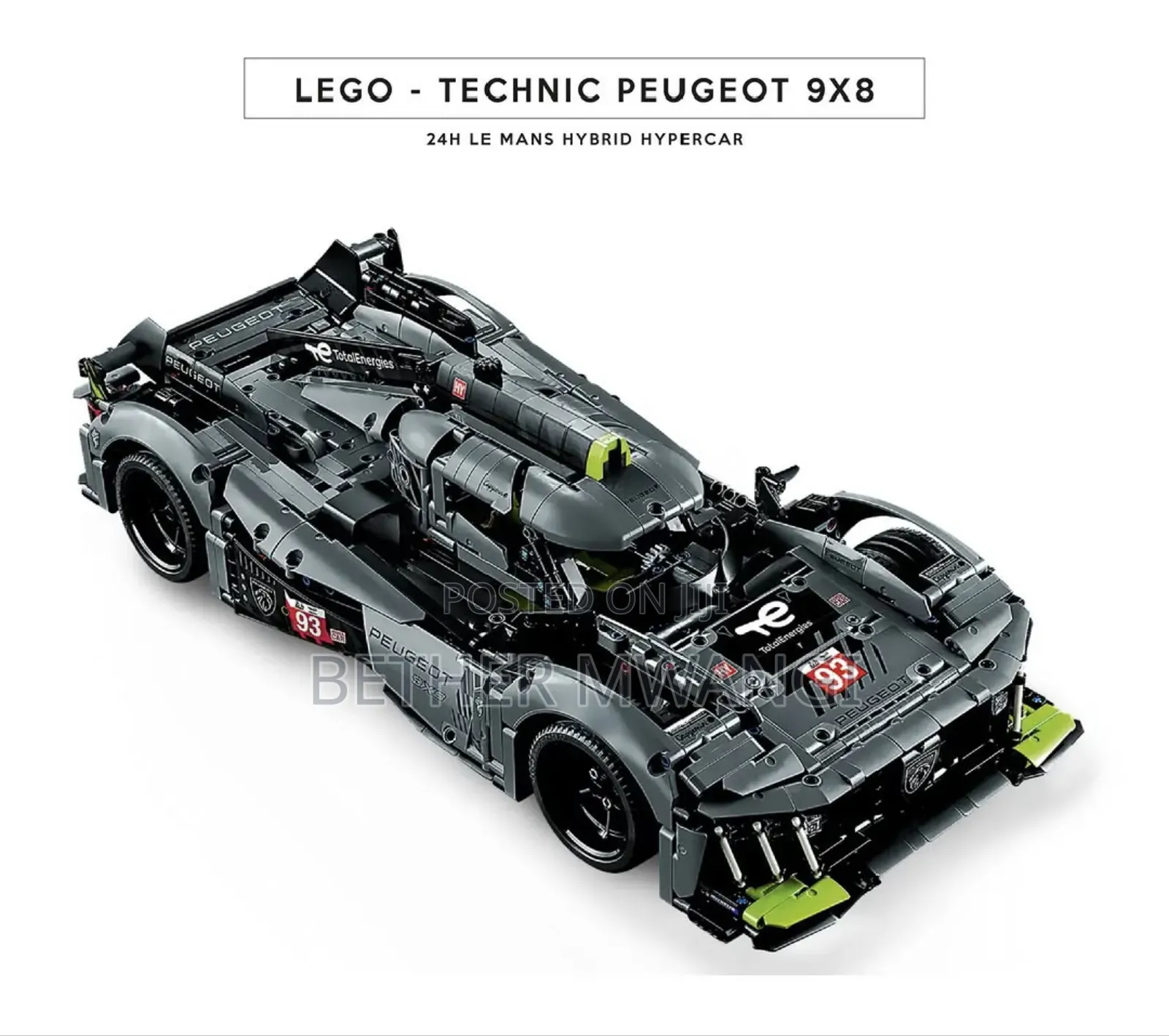 The Lego Technic Peugeot 9×8 in Kenya