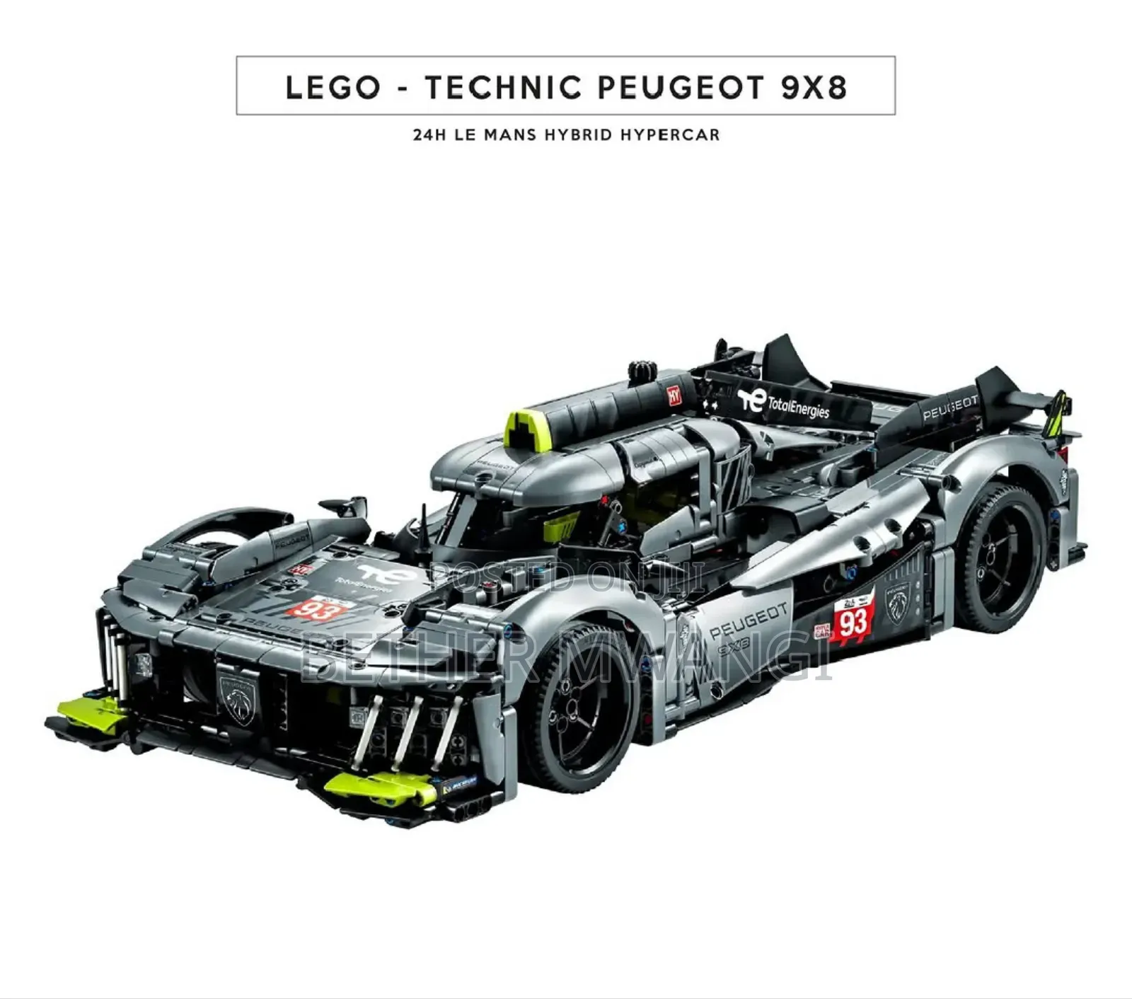 The Lego Technic Peugeot 9×8 in Kenya