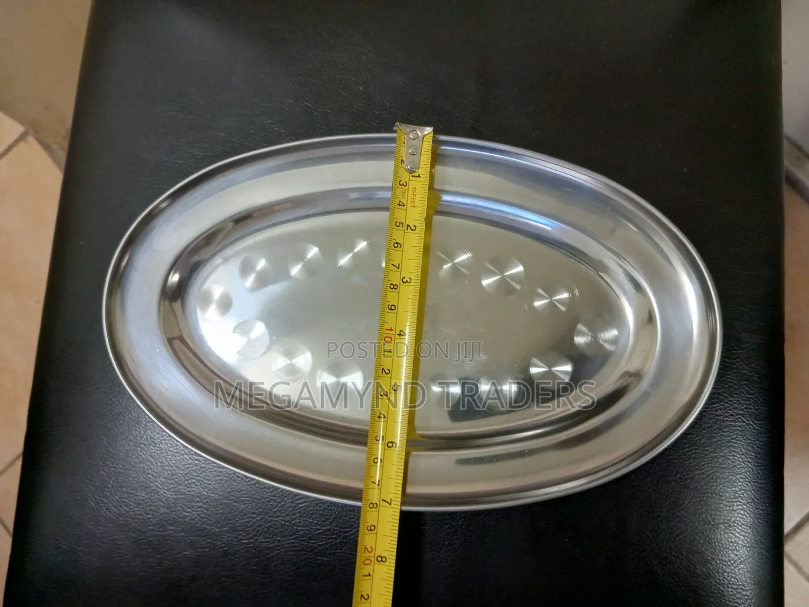 Chips Plates 6pc/Stainless Steel Oval Plates/6pc Hotel Plate