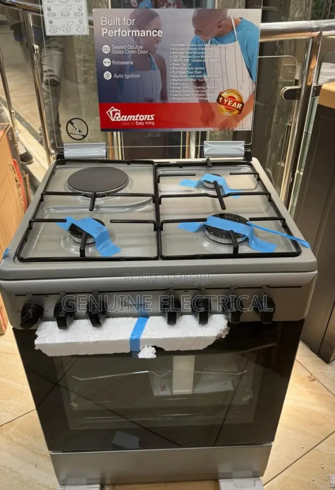 Ramtons 60 by 60 Standing Cooker