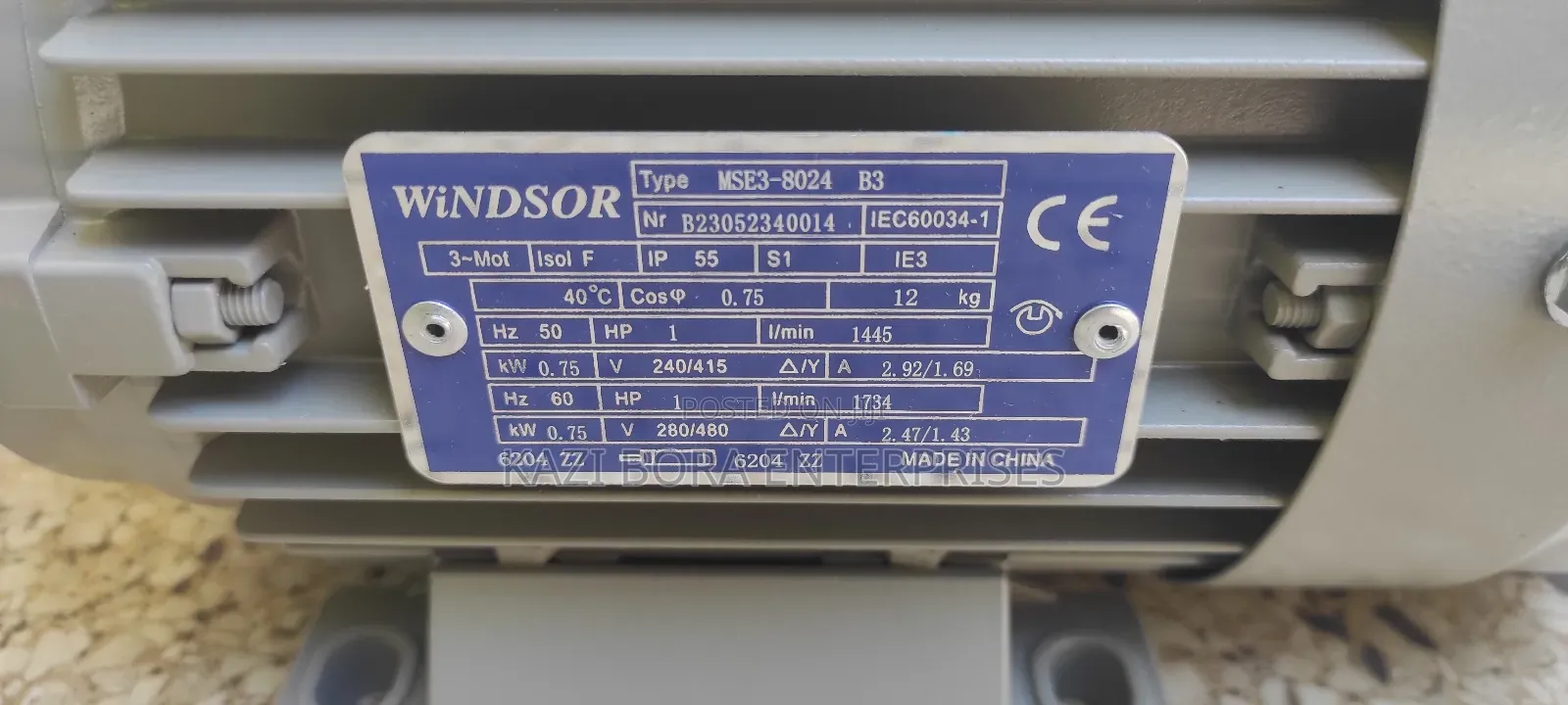 1hp 3-Phase Induction Motor