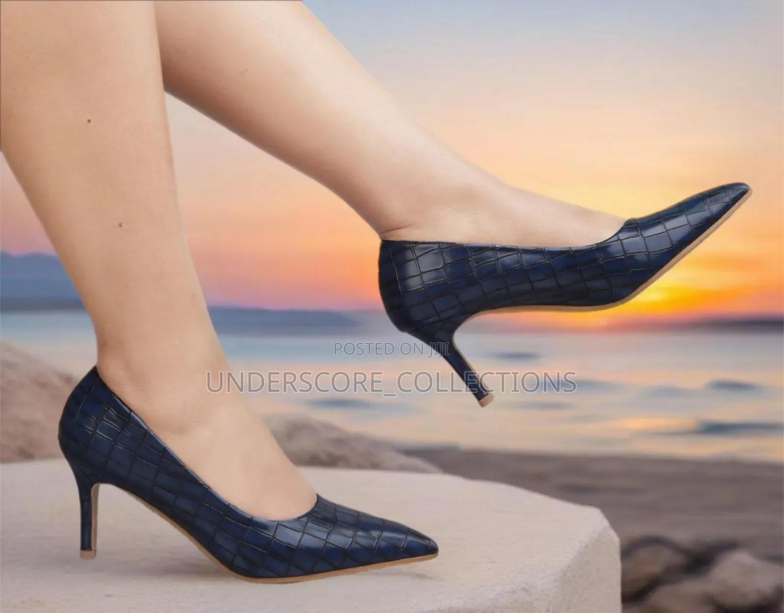 Executive Ladies Official Black High Heels